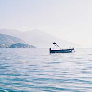 Boat on Lake Ohrid